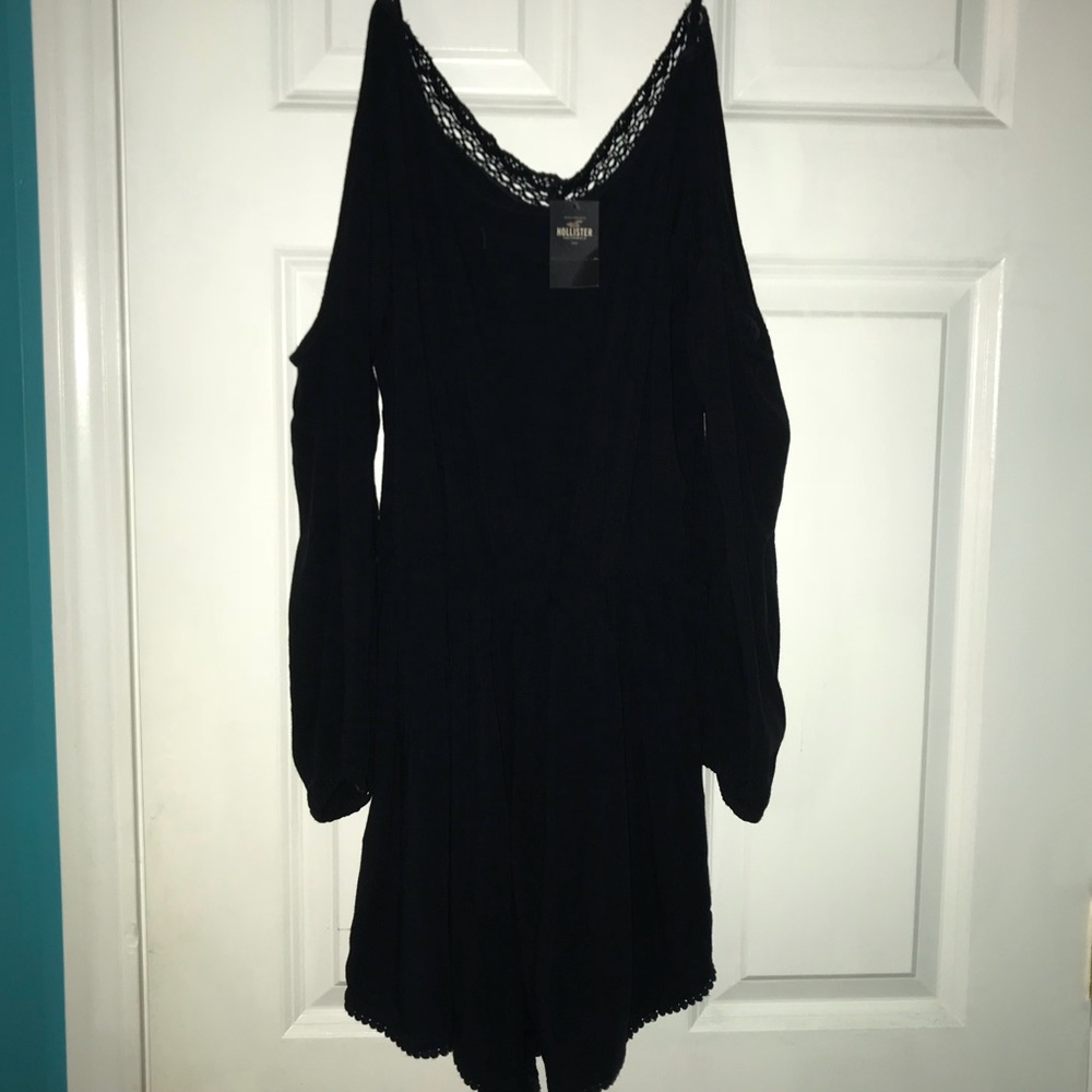 Cold shoulder romper